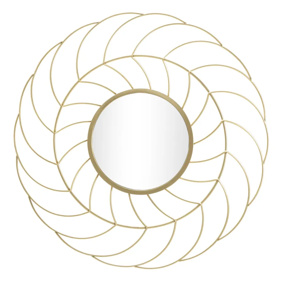 Lustro SUNFLOWER Ø 88x7 cm (wymiary lustra Ø 33 cm)